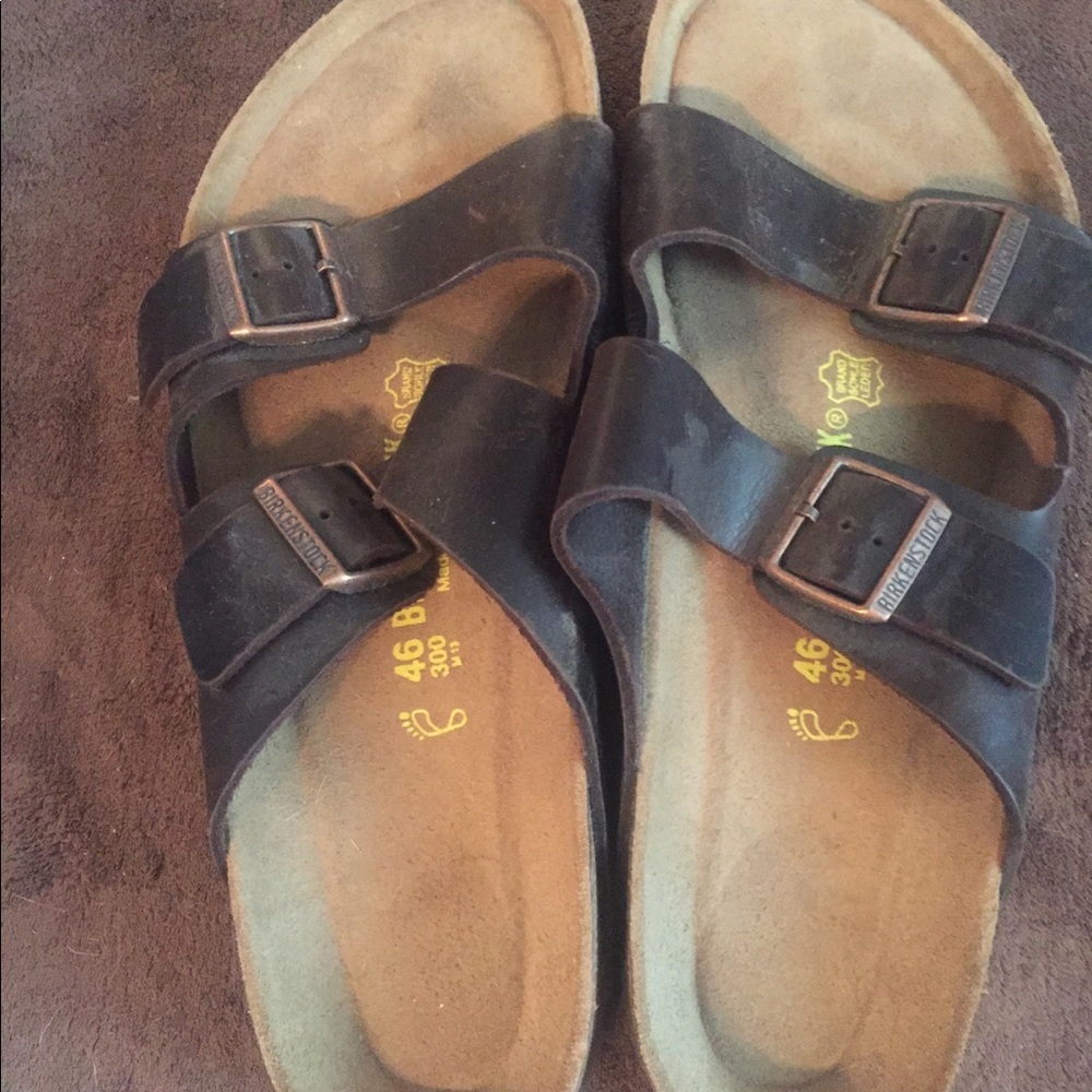 Men’s Birkenstocks - worn once for 20 mins.
